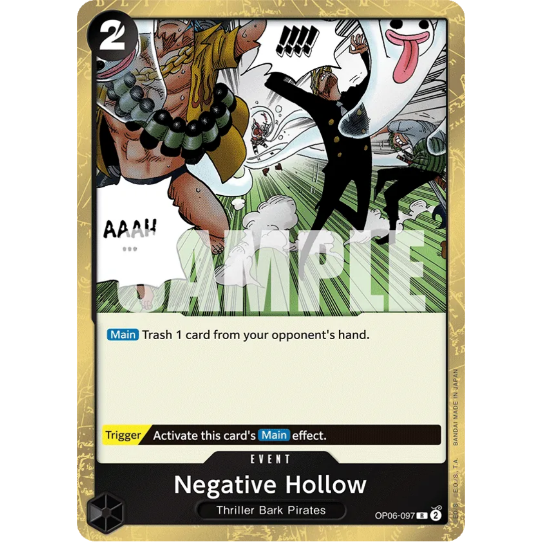 Negative Hollow (OP06-097) - Wings of the Captain Foil