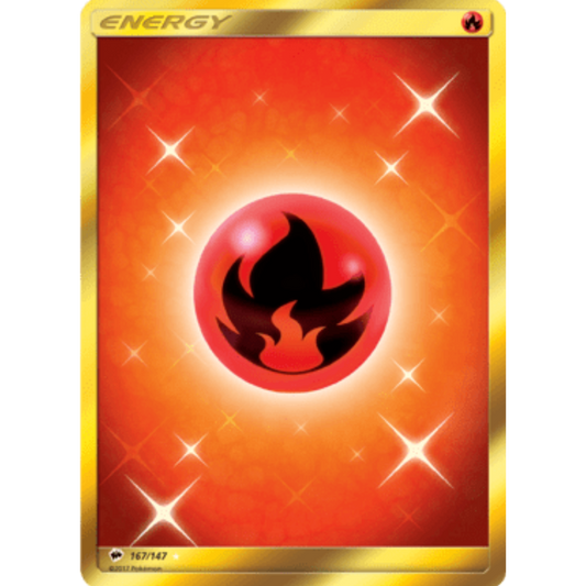 Fire Energy (167/147) [Sun & Moon: Burning Shadows]