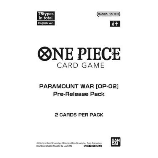 Paramount War - Pre-Release Pack - Paramount War Pre-Release Cards