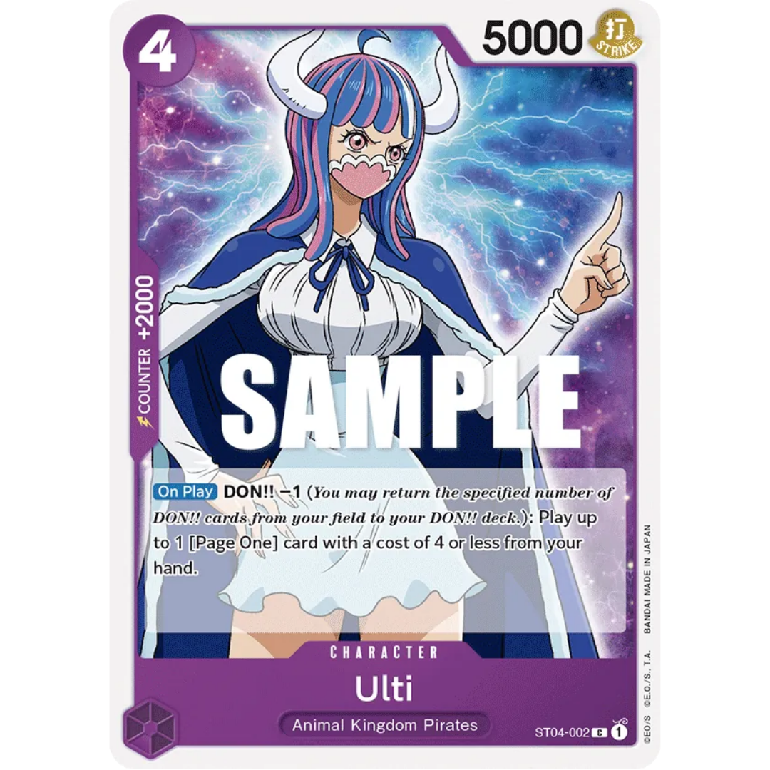 Ulti (ST04-002) - Starter Deck 4: Animal Kingdom Pirates