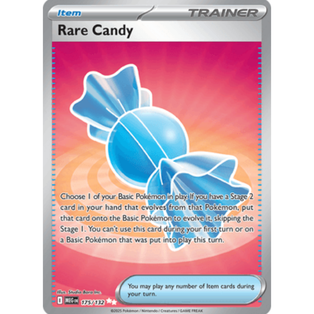 Rare Candy 175/132  - Holofoil ME01 Mega Evolution - Ultra Rare