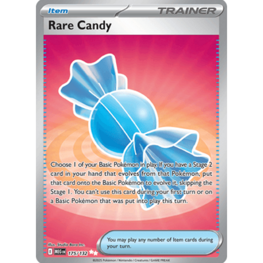 Rare Candy 175/132  - Holofoil ME01 Mega Evolution - Ultra Rare