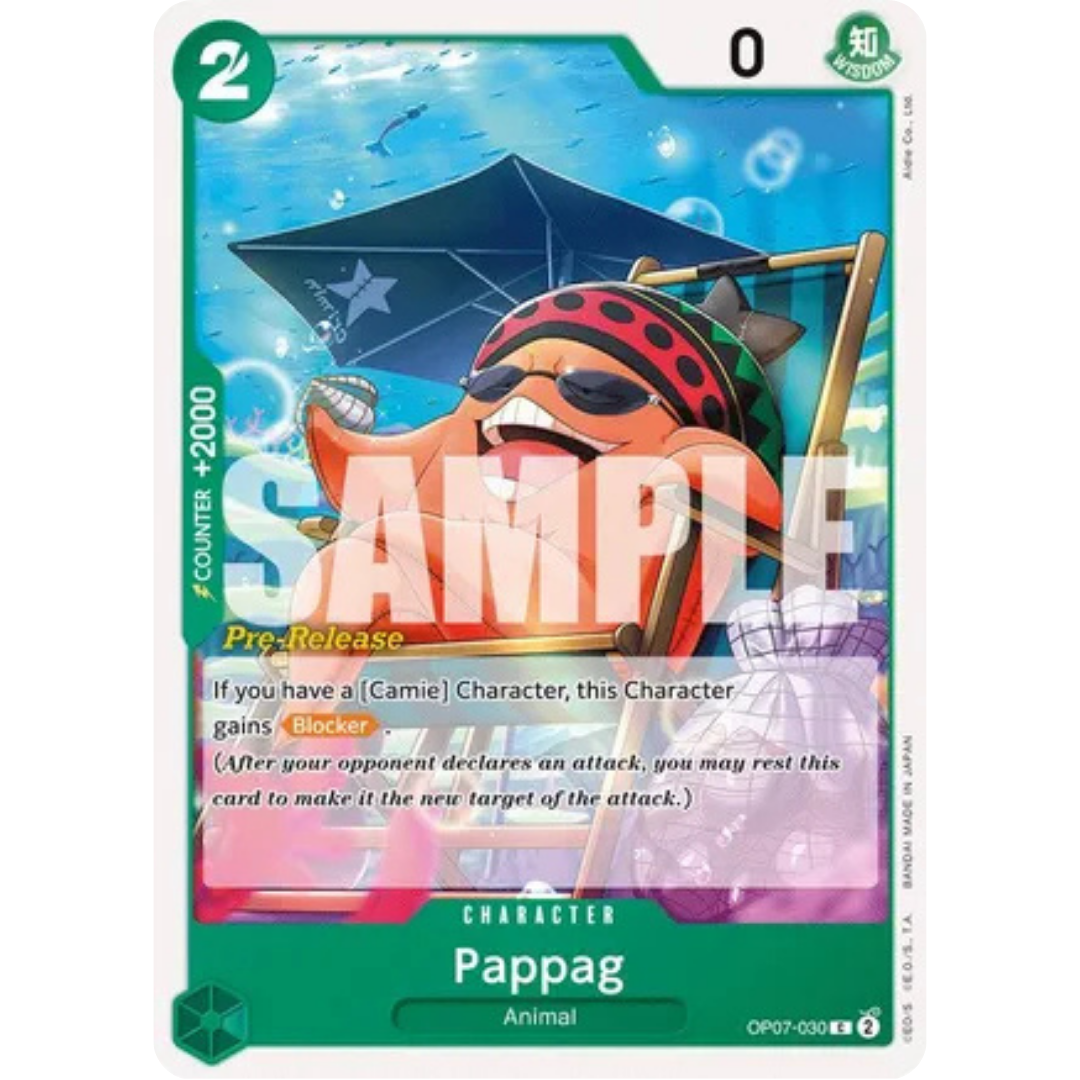 Pappag (OP07-030) - 500 Years in the Future Pre-Release Cards