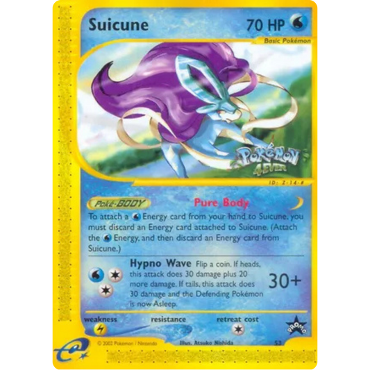 Suicune 053/53  WoTC Promo - Promo