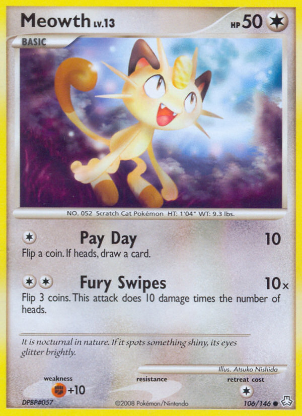 Meowth 106  Legends Awakened - Common