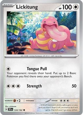 Lickitung 124/162  SV05 Temporal Forces - Common