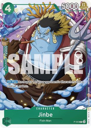 Jinbe (Event Pack Vol. 4) (P-063) - One Piece Promotion Cards Foil