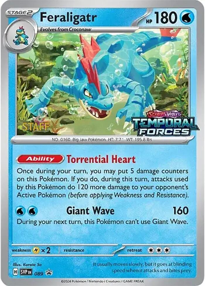 Feraligatr 089  - Holofoil SV Scarlet & Violet Promo Cards - Promo