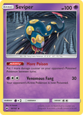 Seviper 050  SM  Burning Shadows - Uncommon