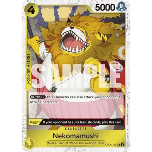 Nekomamushi (Jolly Roger Foil) (OP06-110) - Premium Booster -The Best- Foil