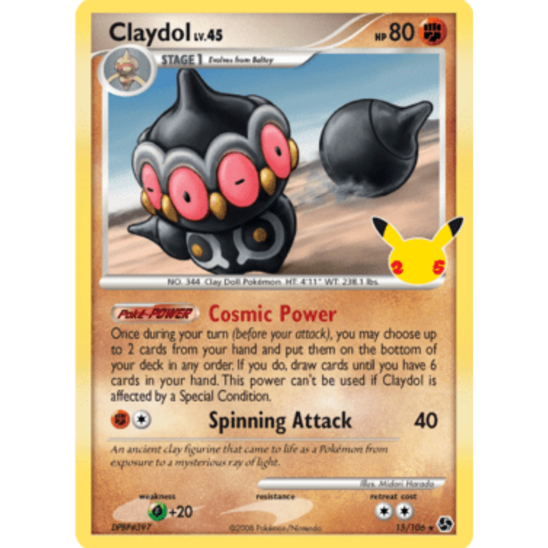 Claydol 015/106  - Holofoil Celebrations Classic Collection - Classic Collection