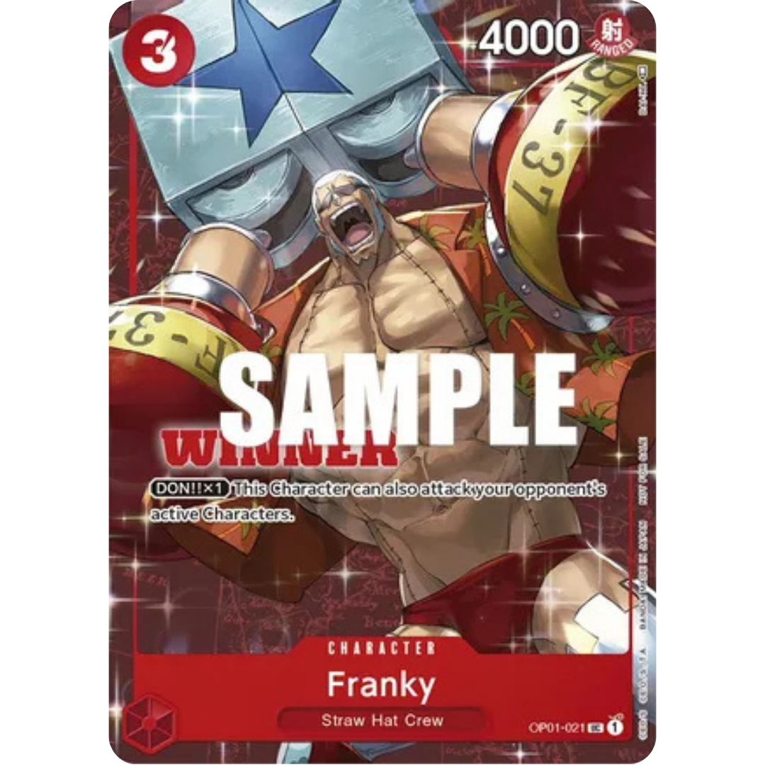Franky (Tournament Pack Vol. 2) [Winner] (OP01-021) - One Piece Promotion Cards