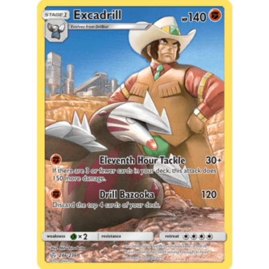 Excadrill (Secret) 246/236  - Holofoil SM  Cosmic Eclipse - Secret Rare