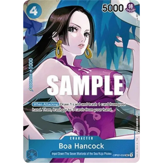 Boa Hancock (Box Topper) (OP02-059) - Paramount War Foil