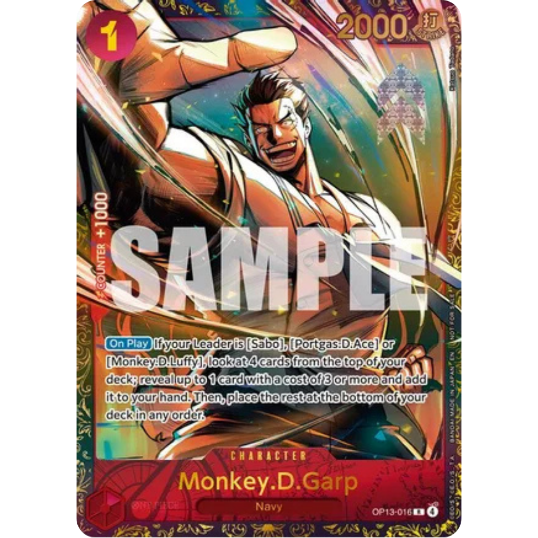 Monkey.D.Garp (Treasure Cup March 2026) (OP13-016) - One Piece Promotion Cards Foil