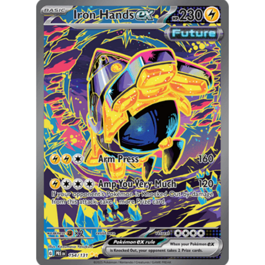 Iron Hands ex 154/131  - Holofoil SV Prismatic Evolutions - Special Illustration Rare