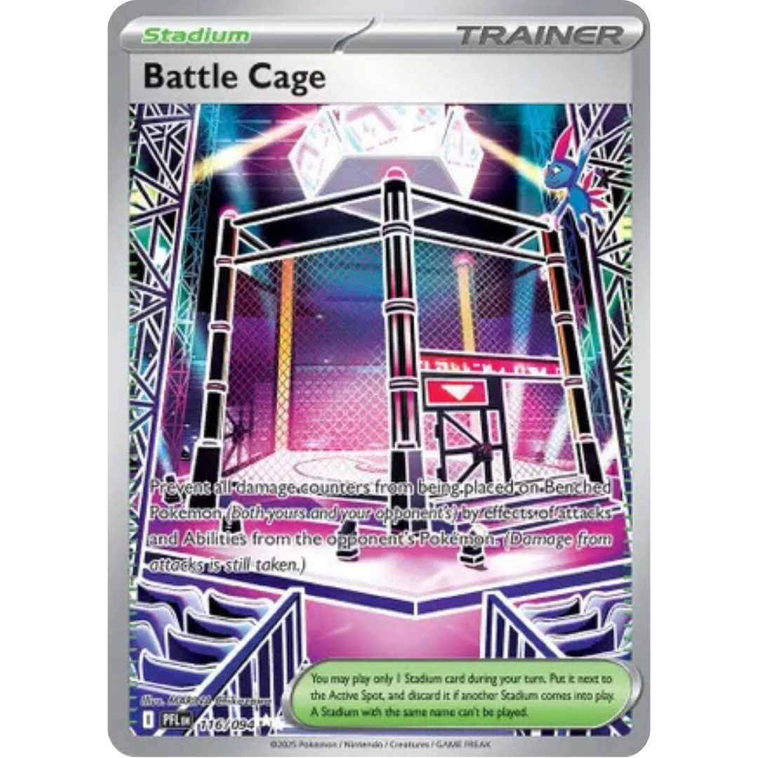 Battle Cage 116/094  - Holofoil ME02 Phantasmal Flames - Ultra Rare