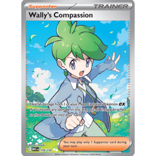 Wally's Compassion 176/132  - Holofoil ME01 Mega Evolution - Ultra Rare