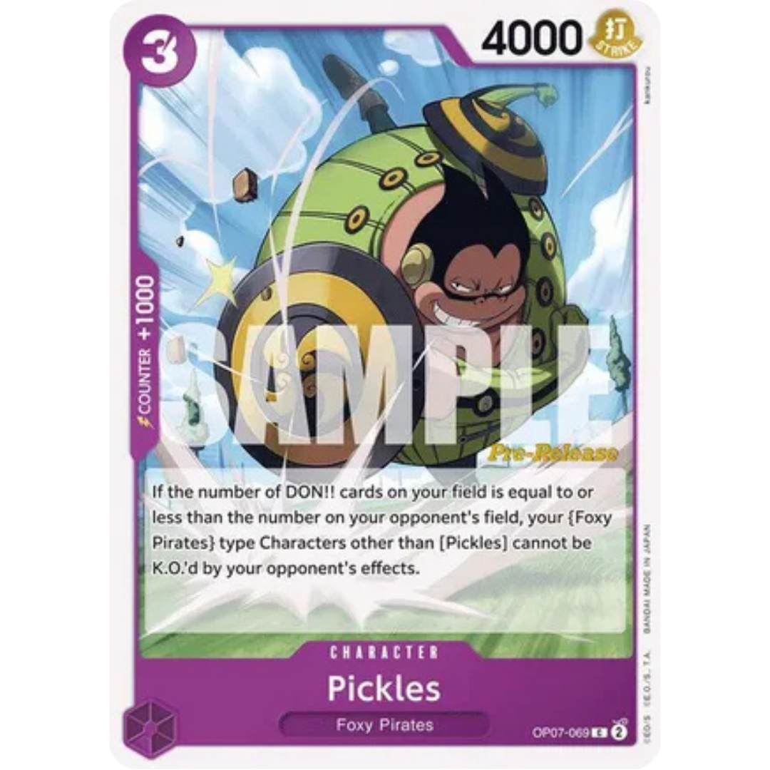 Pickles (OP07-069) - 500 Years in the Future Pre-Release Cards
