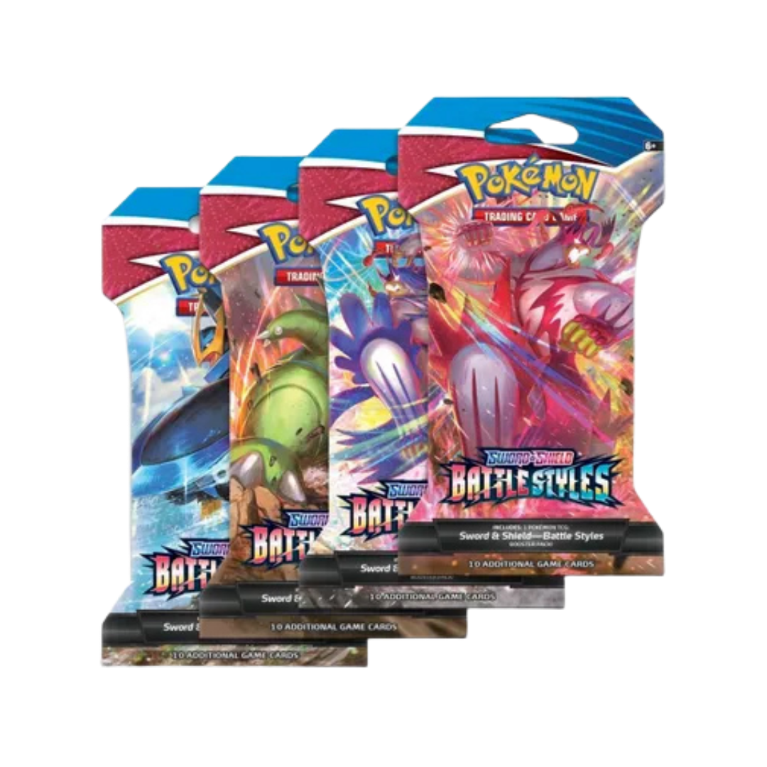 Battle Styles Sleeved Booster Pack Art Bundle [Set of 4]