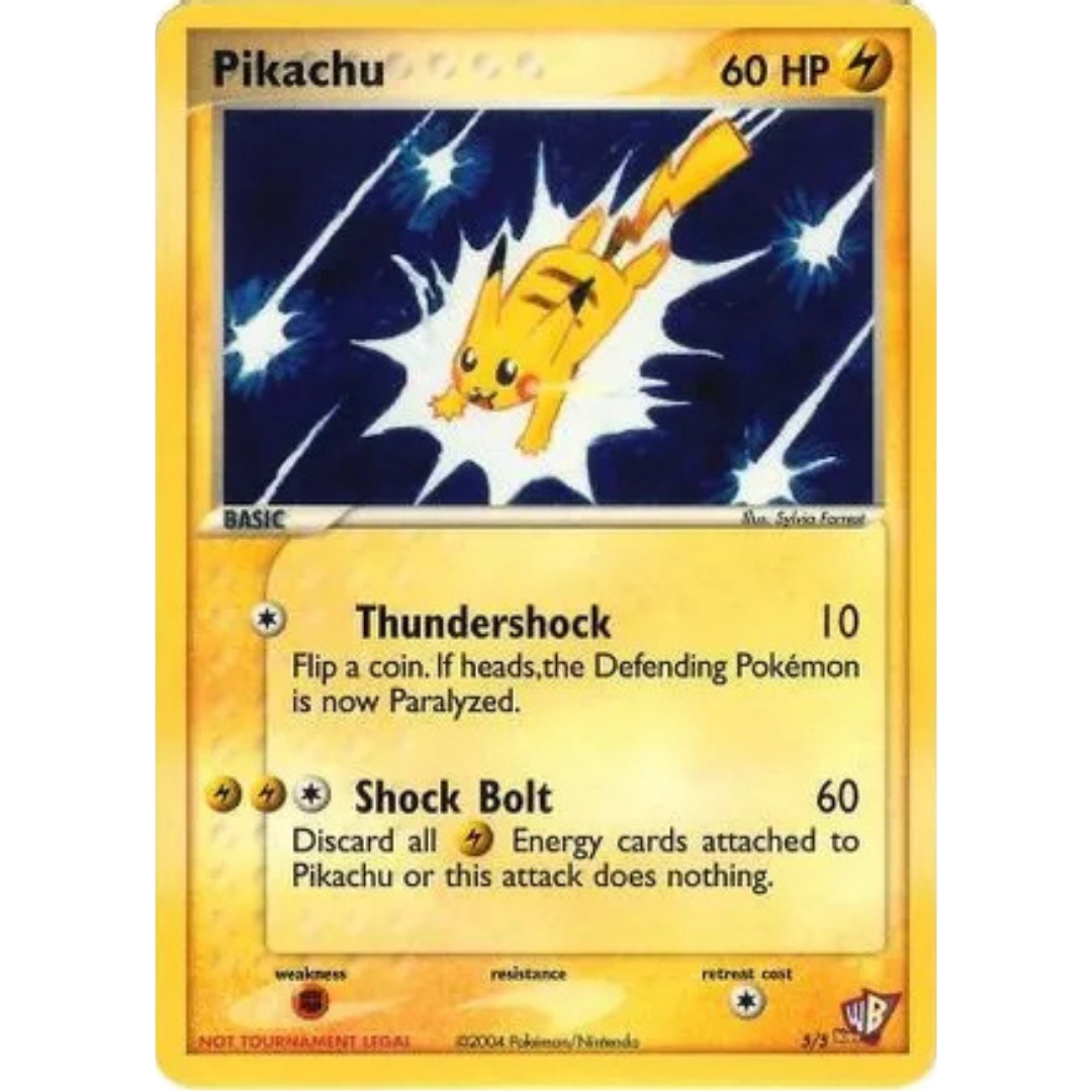 Pikachu - 5/5/5  Kids WB Promos - Promo
