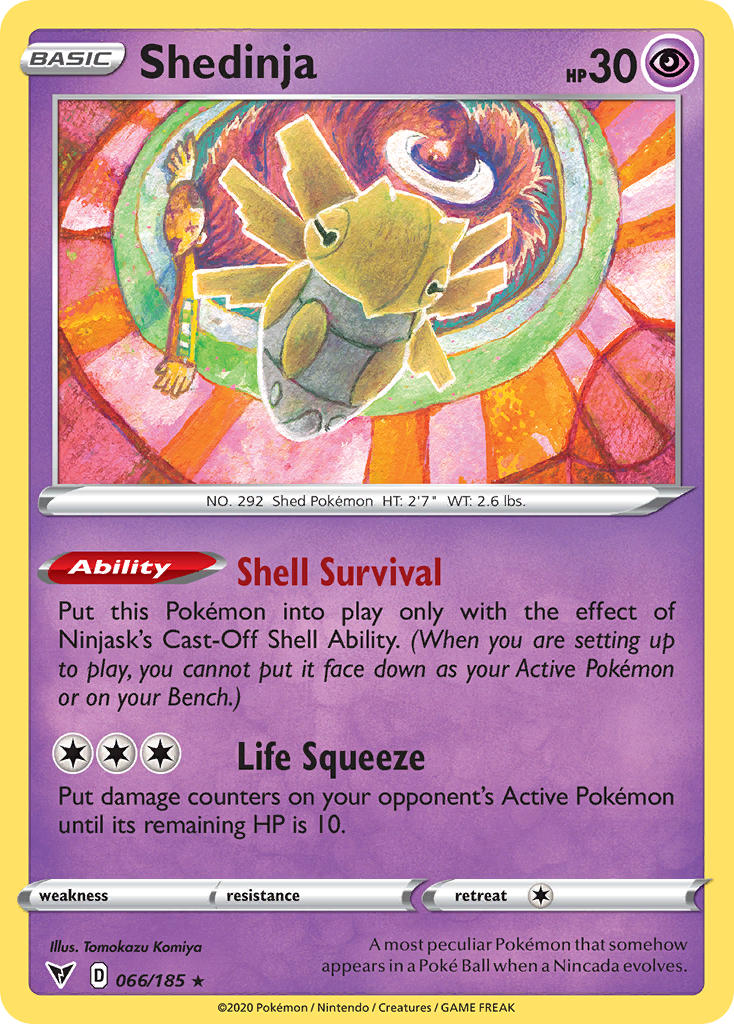 Shedinja 066  SWSH04 Vivid Voltage - Rare