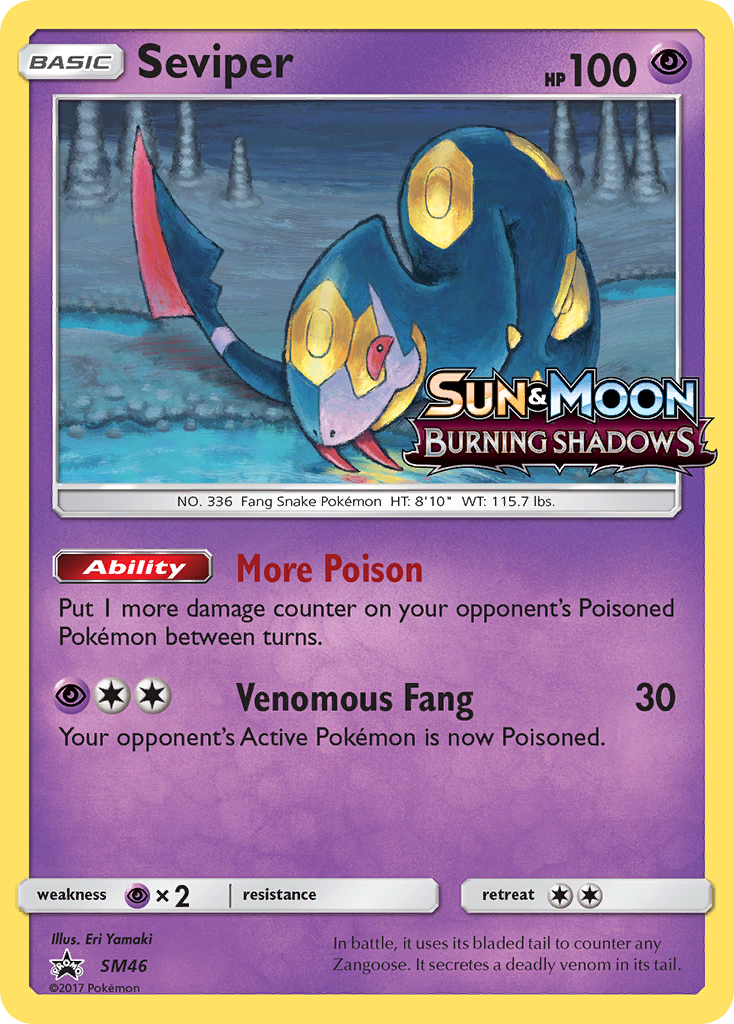 Seviper - SM46 (Prerelease)  - Holofoil SM Promos - Promo