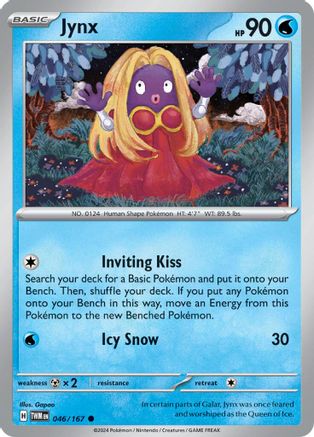 Jynx 046  - Reverse Holofoil SV06 Twilight Masquerade - Common