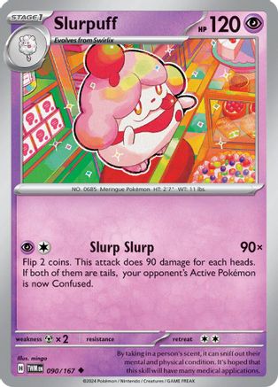 Slurpuff 090  - Reverse Holofoil SV06 Twilight Masquerade - Uncommon