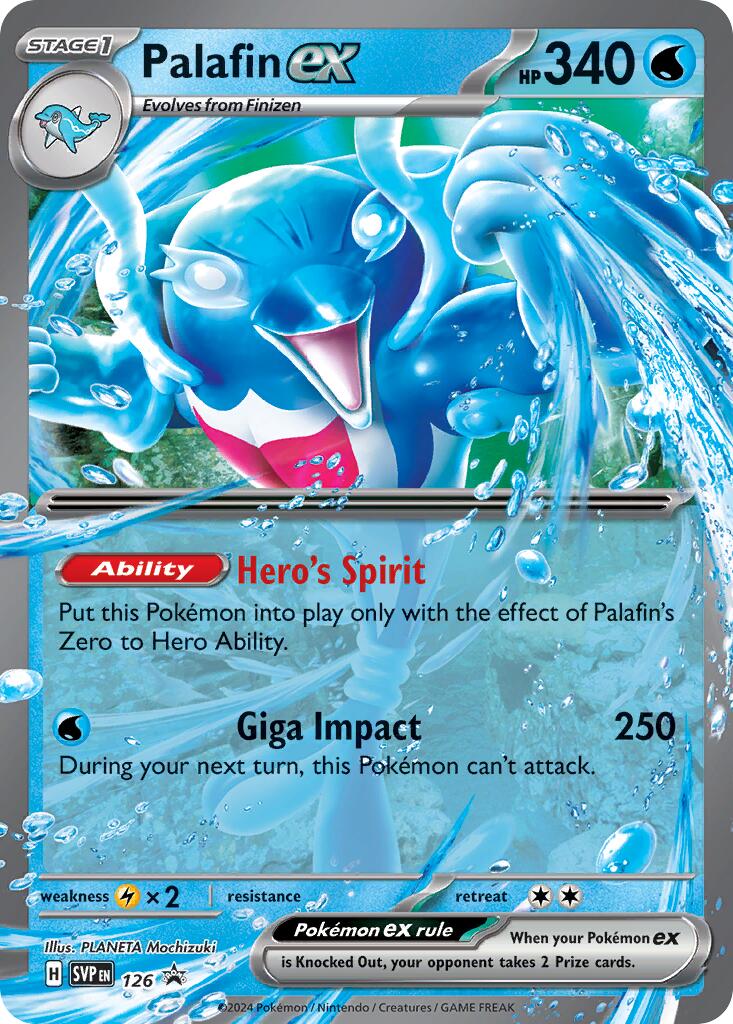 Palafin ex 126  - Holofoil SV Scarlet & Violet Promo Cards - Promo