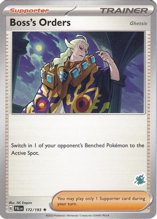 Boss's Orders - Darkrai Deck 172  Battle Academy 2024 - Rare