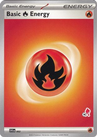 Basic Fire Energy - Armarouge 16  Battle Academy 2024 - Unconfirmed