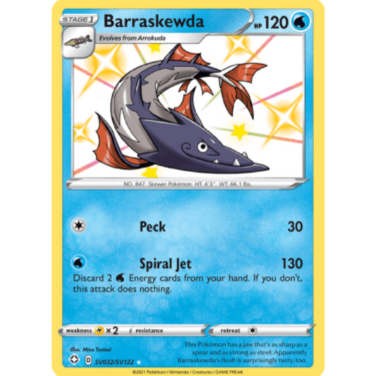Barraskewda (SV032/SV122) [Sword & Shield: Shining Fates]