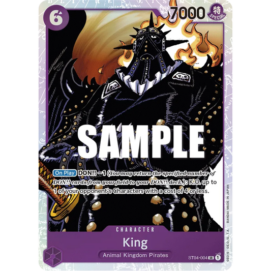 King (ST04-004) - Starter Deck 4: Animal Kingdom Pirates Foil