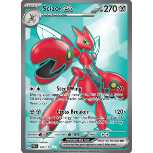 Scizor ex (195/162) [Scarlet & Violet: Temporal Forces]