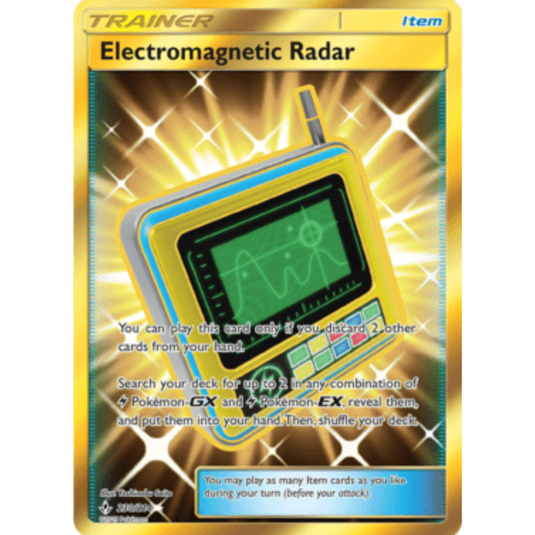 Electromagnetic Radar (Secret) 230/214  - Holofoil SM  Unbroken Bonds - Secret Rare