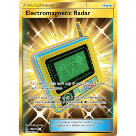 Electromagnetic Radar (Secret) 230/214  - Holofoil SM  Unbroken Bonds - Secret Rare