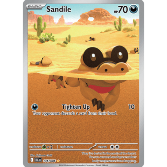 Sandile 135/086  - Holofoil SV Black Bolt - Illustration Rare