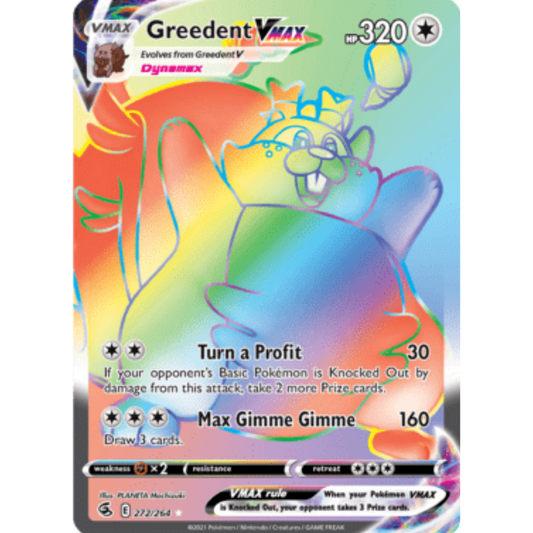 Greedent VMAX (272/264) [Sword & Shield: Fusion Strike]