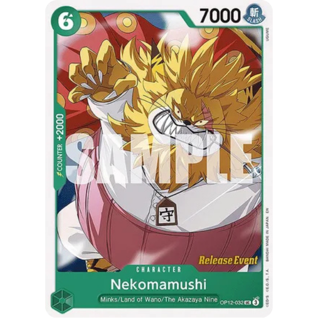 Nekomamushi (OP12-032) - Legacy of the Master Release Event Cards