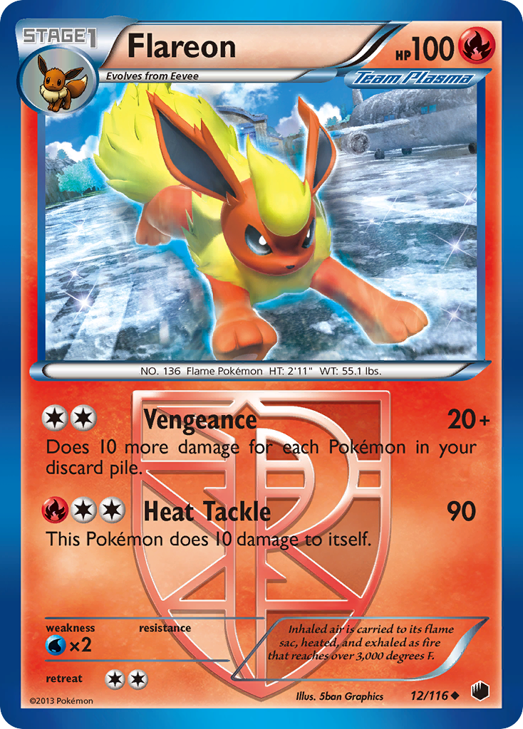 Flareon (Team Plasma) 012  Plasma Freeze - Uncommon