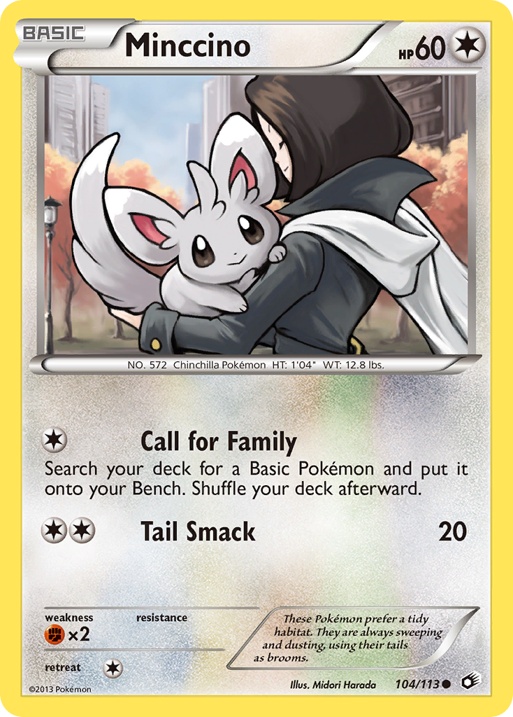 Minccino 104  Legendary Treasures - Common