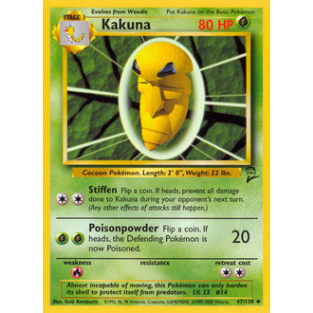 Kakuna 047  Base Set 2 - Uncommon