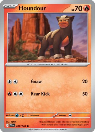 Houndour 007  SV Shrouded Fable - Common