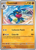 Toxicroak 024  - Reverse Holofoil SV Shrouded Fable - Common