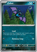 Zubat 027  - Reverse Holofoil SV Shrouded Fable - Common