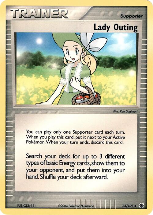 Lady Outing - 83/109 (No E-Reader)/109  Deck Exclusives - Uncommon