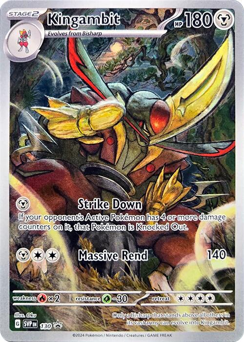 Kingambit 130  - Holofoil SV Scarlet & Violet Promo Cards - Promo