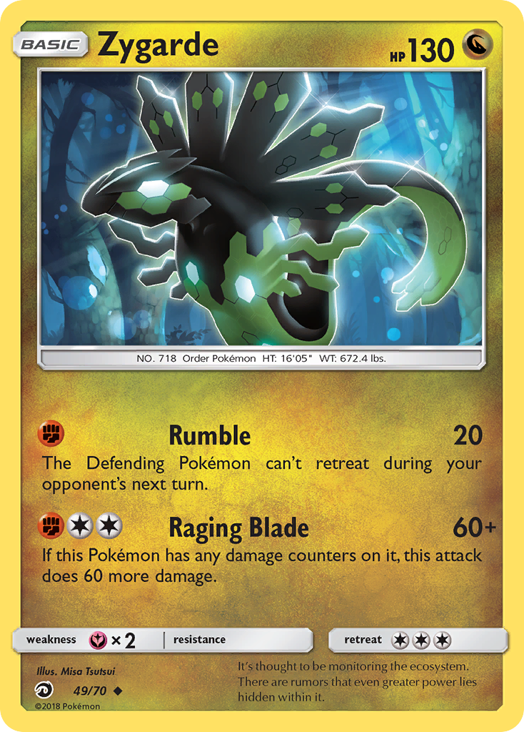 Zygarde/70  Dragon Majesty - Uncommon