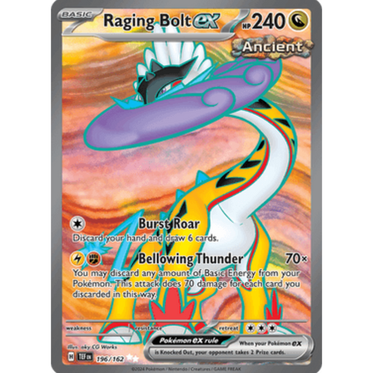 Raging Bolt ex (196/162) [Scarlet & Violet: Temporal Forces]